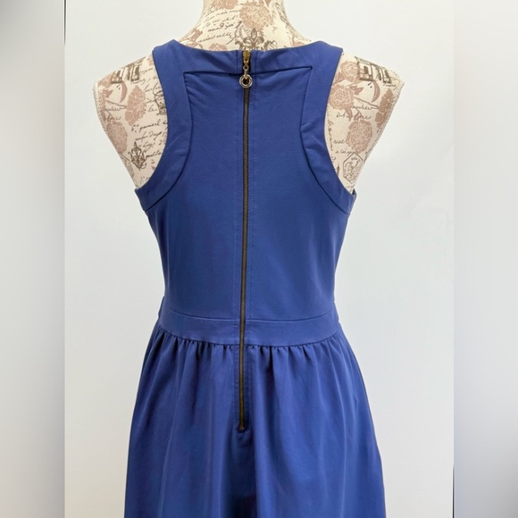 CYNTHIA ROWLEY Blue V-Neck Sleeveless Sundress size M - Picture 4 of 13